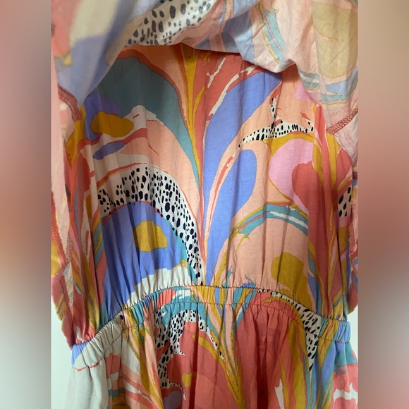 SOLD — ANTHROPOLOGIE SATURDAY SUNDAY COLORFUL JOLIE SUMMER DRESS - Picture 6 of 11